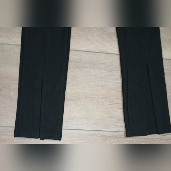 🛍 Adika Luxe Front-Slit Pants Black Sz: XS NWT - Picture 5 of 9